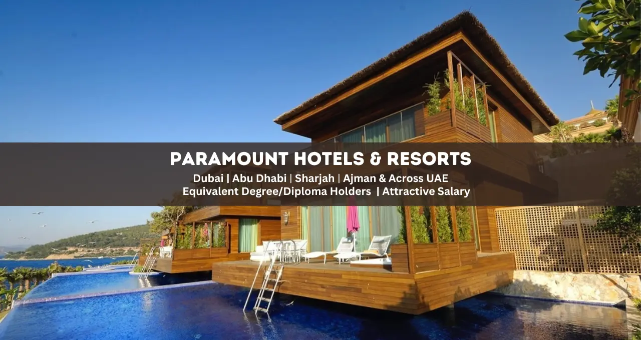 Paramount Hotel Careers in Dubai
