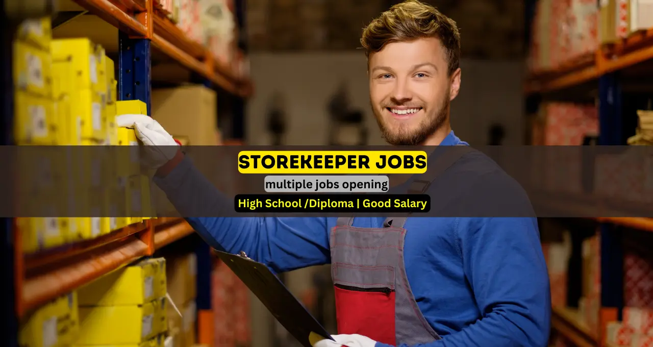 Storekeeper Jobs in Dubai