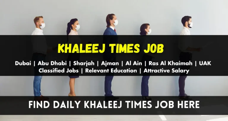 Khaleej Times Job